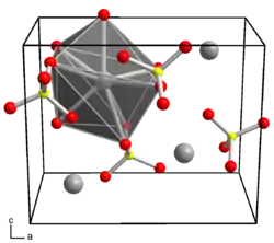 Elementarzelle von Bariumsulfat