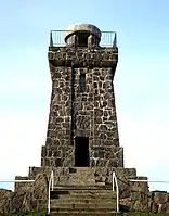 Die Bismarcksäule auf dem Pariner Berg