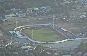 Luftbild vom Stade Georges Chaumet (2014)