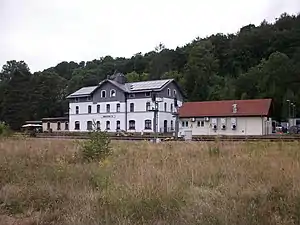 Bahnhof Annaberg-Buchholz Süd, Empfangsgebäude (2022)