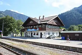 Endbahnhof der Strecke: Bayrischzell