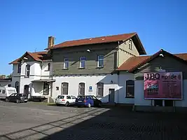 Empfangsgebäude Rückseite