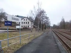 Bahnhof Grünstädtel (2016)