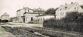 Bahnhof um 1900