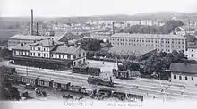 Bahnhof Oelsnitz um 1910