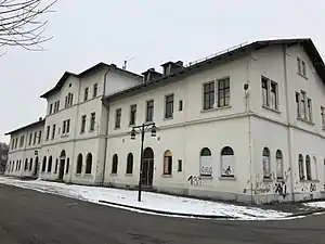 Bahnhof Oelsnitz (Vogtl), Empfangsgebäude (2018)