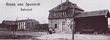 Bahnhof in Sparneck um 1905