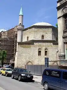 Bajrakli-Moschee / Belgrad (im 17. Jh. erbaut): in Brand gesetzt am 18. März 2004