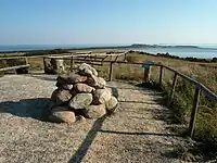 Blick vom Bakenberg bei Groß Zicker in Richtung Thiessow