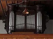 1747 fertiggestellte Orgel in der protestantischen Kirche in Balbronn