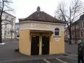 Toilettenhäuschen auf der Promenade in Bamberg