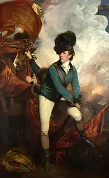 Banastre Tarleton, Ölgemälde von Sir Joshua Reynolds, 1782