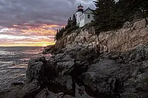 Leuchtturm von Bass Harbor, direkt im Park gelegen.