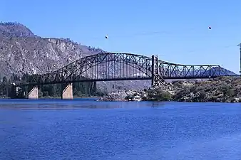 Beebe Bridge über den Columbia River in Washington