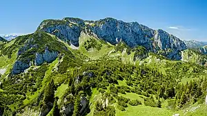 Nordwand der Benediktenwand (1800 m)