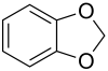 Strukturformel von 1,3-Benzodioxol