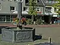 Brunnen mit den Wappen der Stadtteile am Nordberg