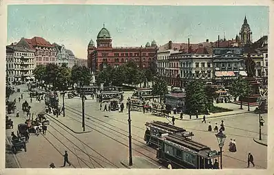 Aschinger am Alexanderplatz (rechts), um 1900