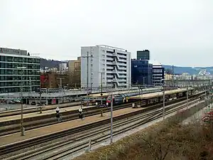 Zürich Altstetten von der Europabrücke aus gesehen (2006)