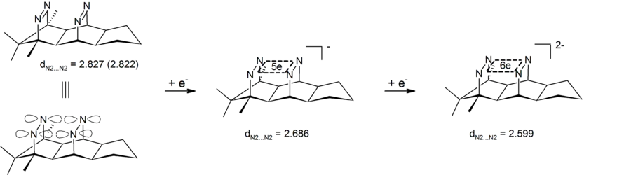 sigma-Bishomoaromatisches 4-Zentren-6-Elektronen-Dianion durch Reduktion eines Bisdiazens