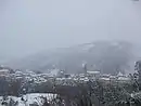 Panorama von Bisenti im Winter