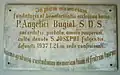 Gedenktafel für Pater Angelicus Bugiel