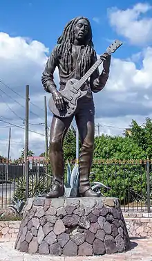 Bob-Marley-Statue in Kingston (Jamaika)