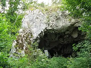 Eingang zur Bocksteinhöhle