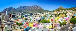 Blick auf Bo-Kaap und den Tafelberg