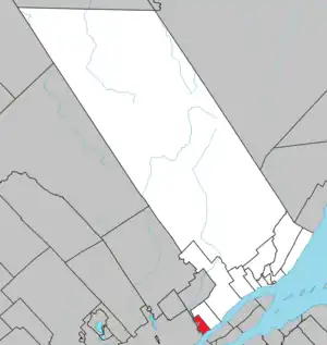 Lage in der MRC La Côte-de-Beaupré