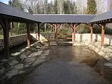 Lavoir in Bonnat, Département Creuse