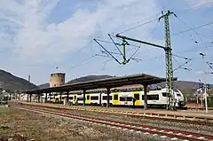 Boppard Hbf mit Triebzug der Baureihe 460