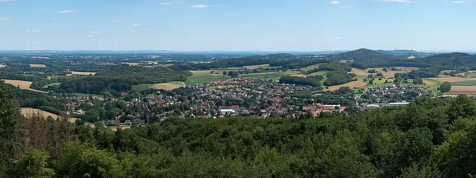 Ausblick auf Borgholzhausen