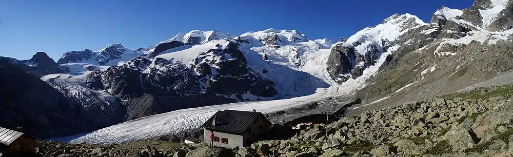 Bernina-Alpen mit Biancograt