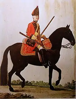 Grenadier à cheval (Garde B), um 1760