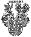 Wappen der Freiherrn von Breidbach zu Bürresheim gen. vom Riedt