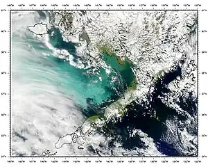 Satellitenbild der Bristol Bay