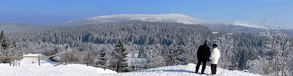 Brocken, höchster Berg im Harz