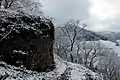 2020 Mauerreste, Blick nach Süden zum Höllental