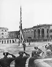 Flaggenparade der US-Army, 1945