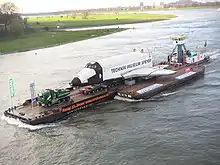 OK-GLI auf dem Rhein bei Duisburg-Ruhrort (2008)