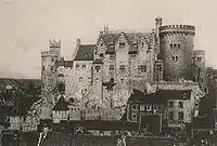 Burg Stolberg 1906 nach dem Wiederaufbau durch Moritz Kraus