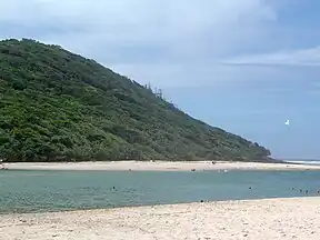 Burleigh Head und Tallebudgera Creek von Süden