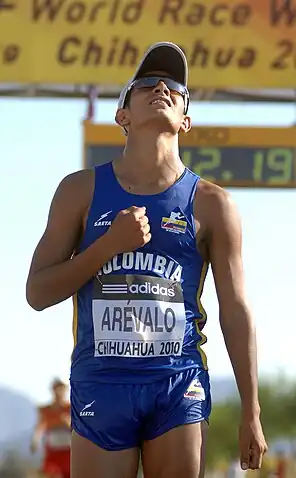 Eider Arévalo, Weltmeister über 20 km Gehen