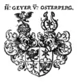 Wappen der Geyer Herren von Osterberg