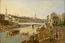 C. L. Hofmeister: Ferdinandsbrücke in Wien, 1825