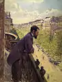 Gustave Caillebotte: L’Homme au balcon (1880), Privatsammlung