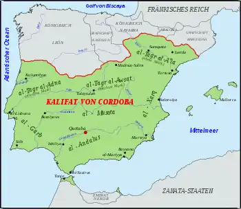 Das Kalifat von Cordoba um 1000