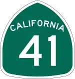 Straßenschild der California State Route 41