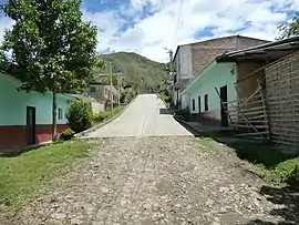 Straße in San Andrés de Psimbalá